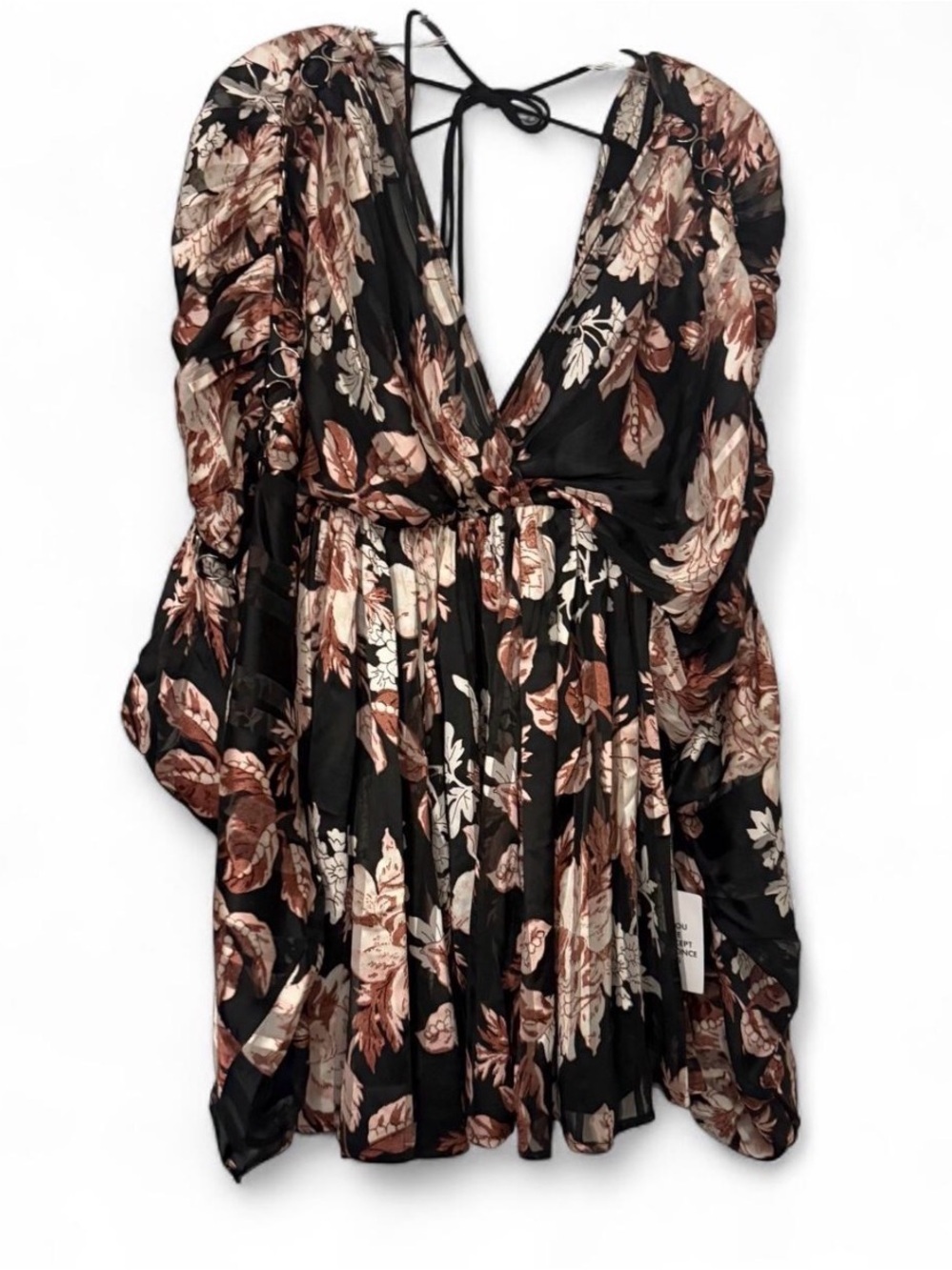 ASOS Floral Cutout Mini Dress Size 0